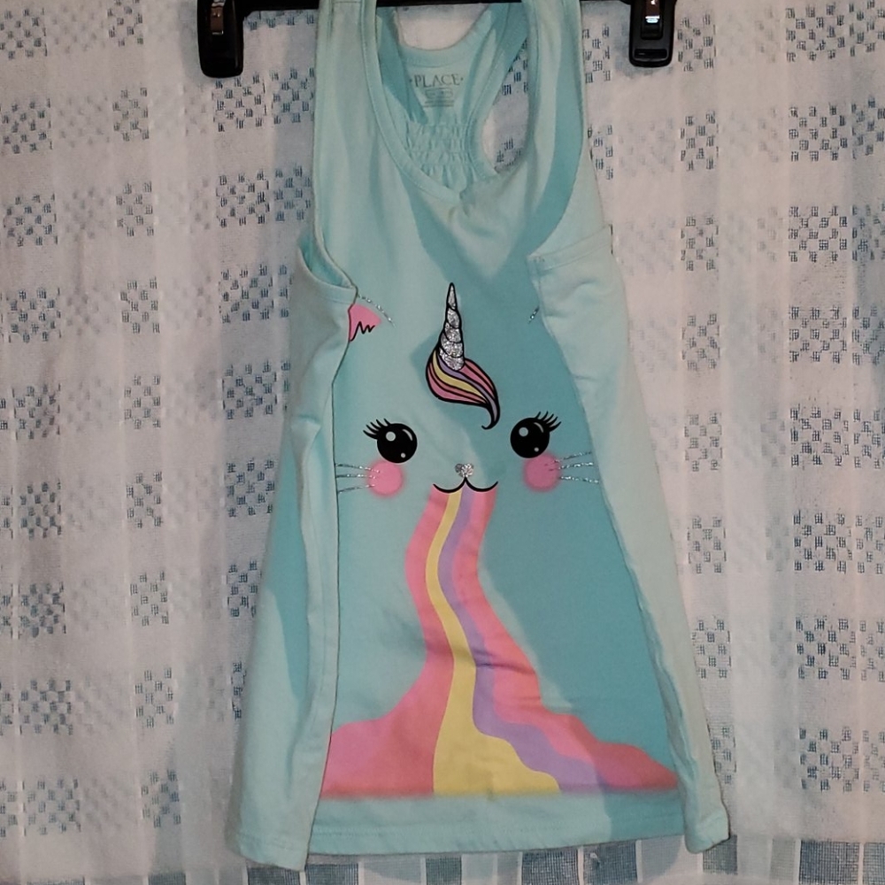 Mint green tank top